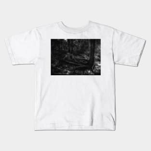 Wicked Tree - Black and White Kids T-Shirt